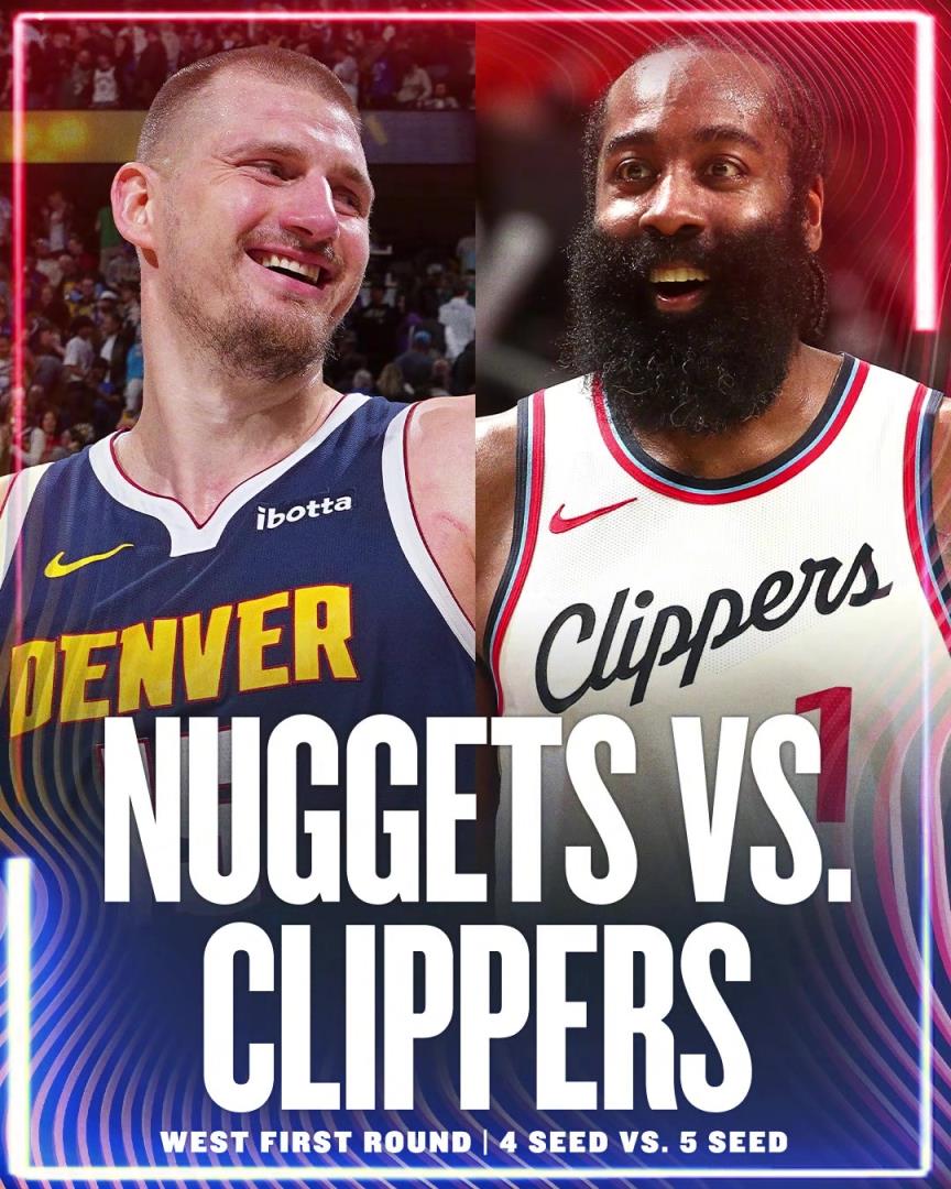 帶隊(duì)的神！哈登率快船鎖定西部第5，生涯從未缺席過(guò)季后賽！